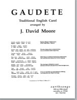 Gaudete SSATBB choral sheet music cover